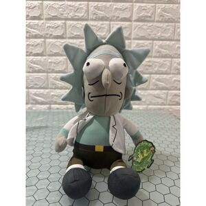 RICK AND MORTY PLUSH TOY  TOY FACTORY 10"‎ ADULT SWIM STUFFED ANIMAL